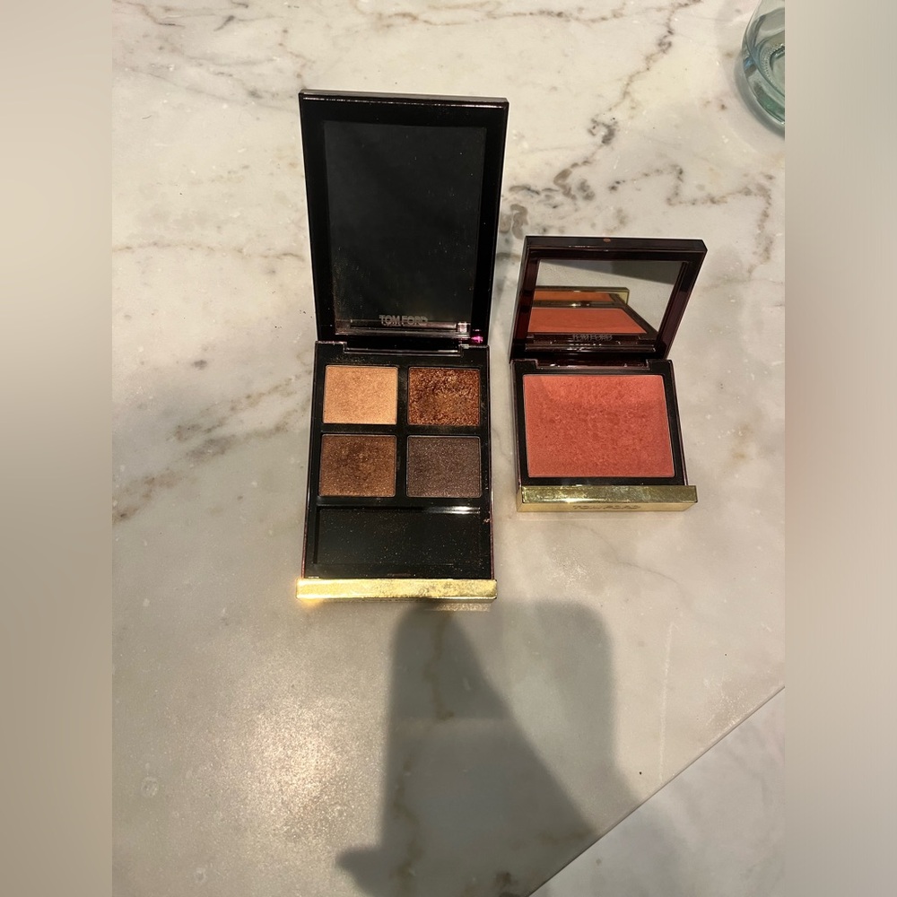 Tom Ford duo eyeshadow palette and blush